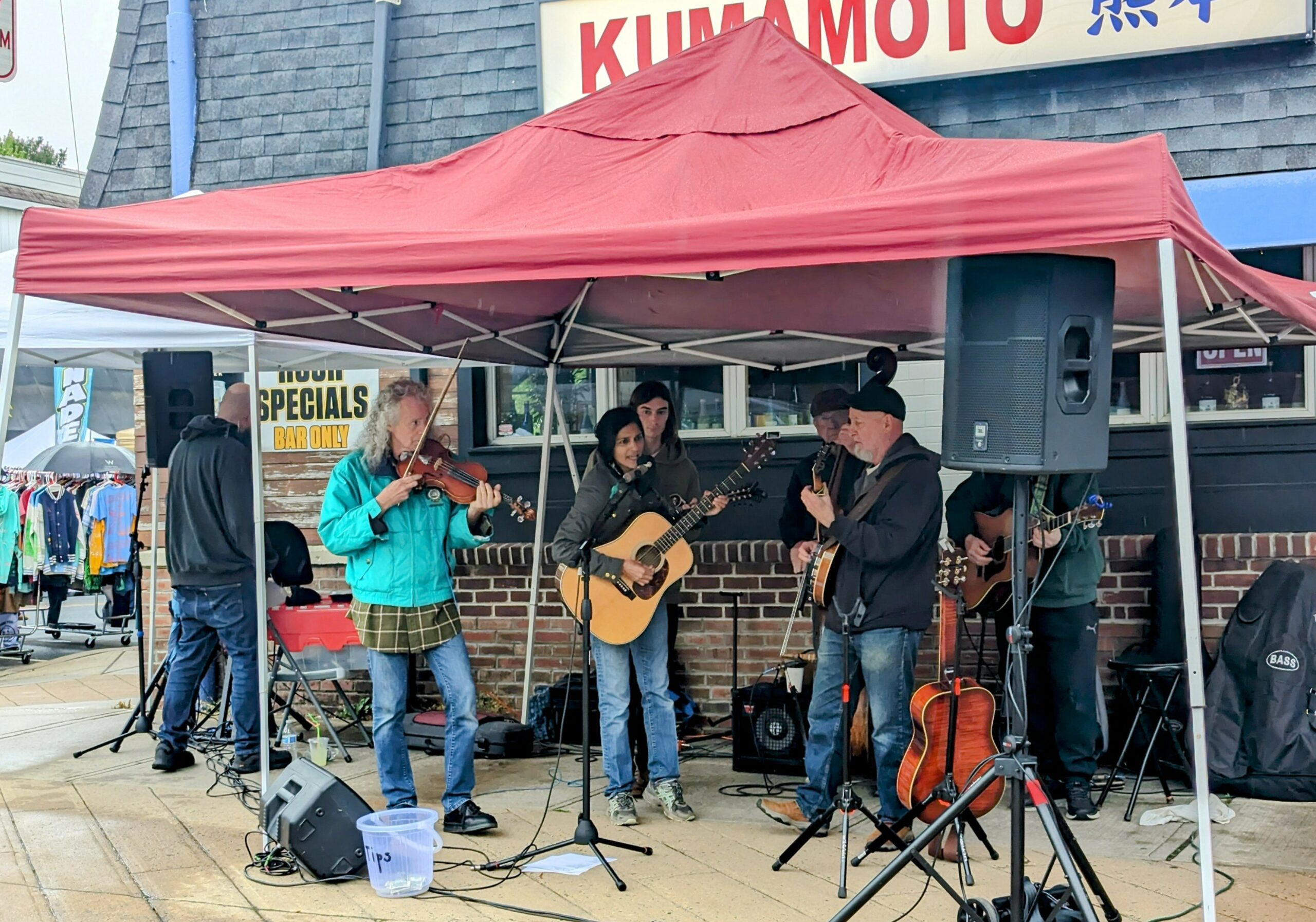 Magnolia Street String Band performing.